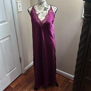 Inc. satin nightgown full length
